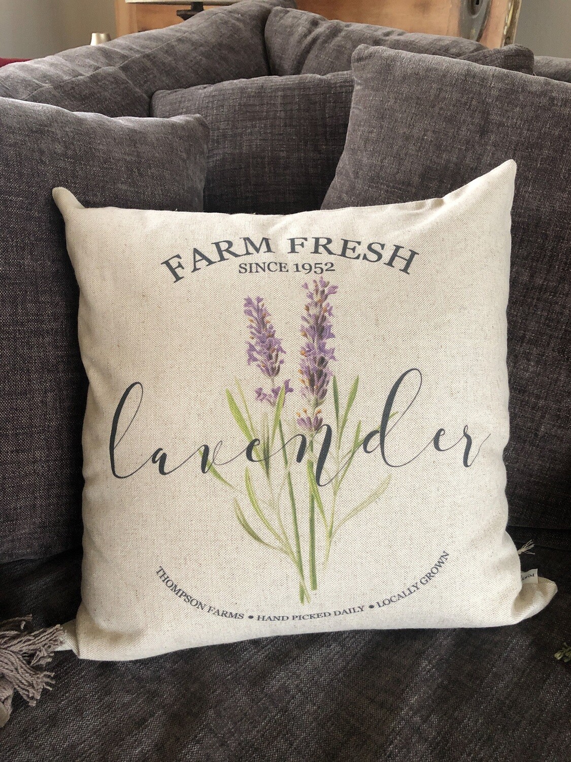 Farm Fresh Lavender Pillow no. P13