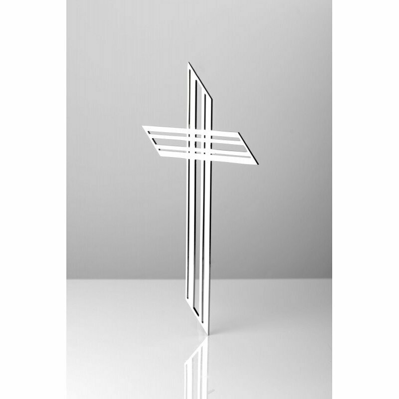 Kreuz aus Edelstahl 
25cm