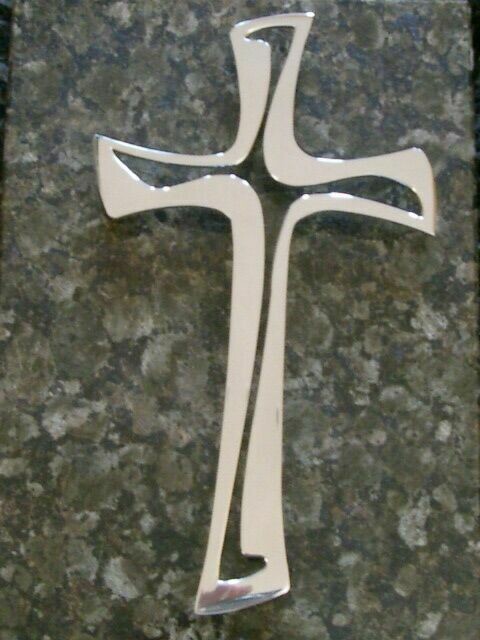 Kreuz aus Edelstahl 
25cm