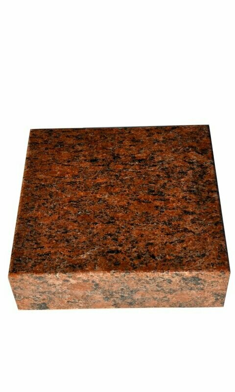Sockel aus Granit Vanga 25cm x 25cm x 5cm Sockel aus Granit Vanga 25cm x 25cm x 5cm