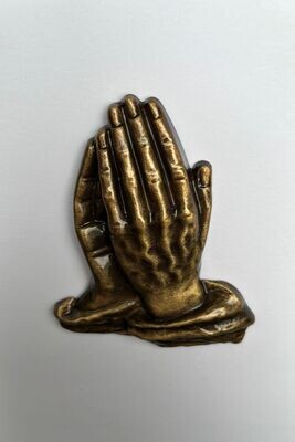 Betende Hände aus Bronze