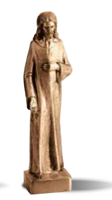 Christusstatue aus Bronze
58cm x 16,5cm x 16,5cm