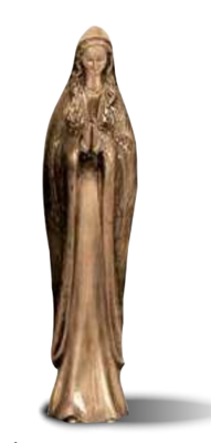 Mutter Gottes aus Bronze
60cm