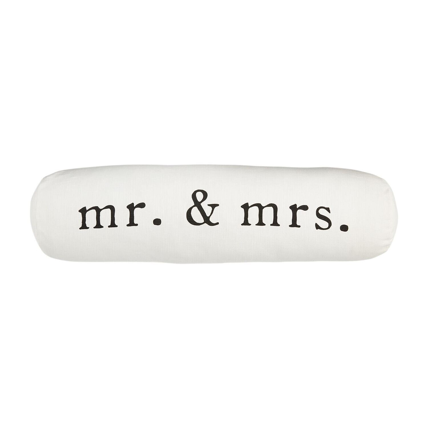 Mr and Mrs Bolster Pillow 