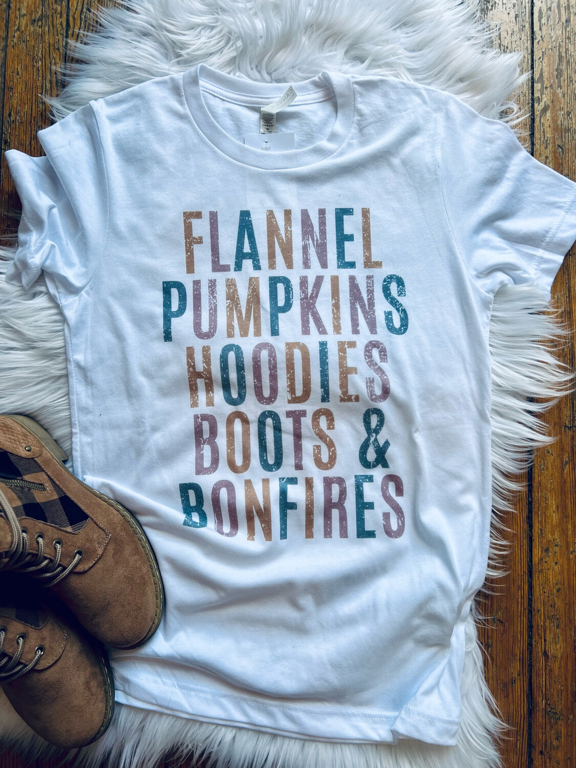 Flannels, Pumpkins, Hoodies Bella Canvas Tshirt
