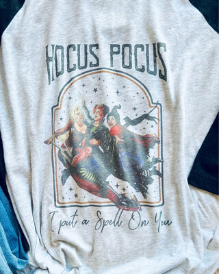 Hocus Pocus 3/4 sleeve