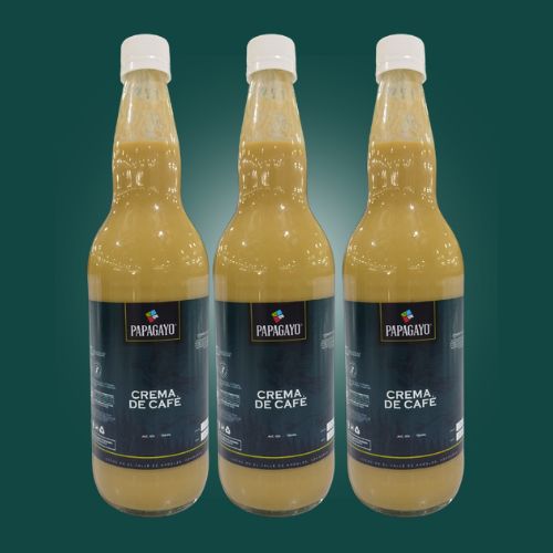 3 Botellas de Crema de Café Papagayo