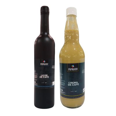 1 Licor de Café Papagayo + 1 Crema de Café Papagayo