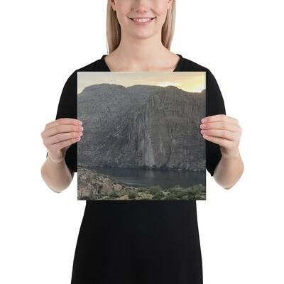 Premium Print: Breathtaking Mountain and Water