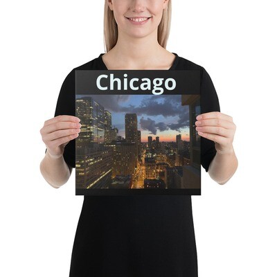 Premium Print: Chicago Skyline