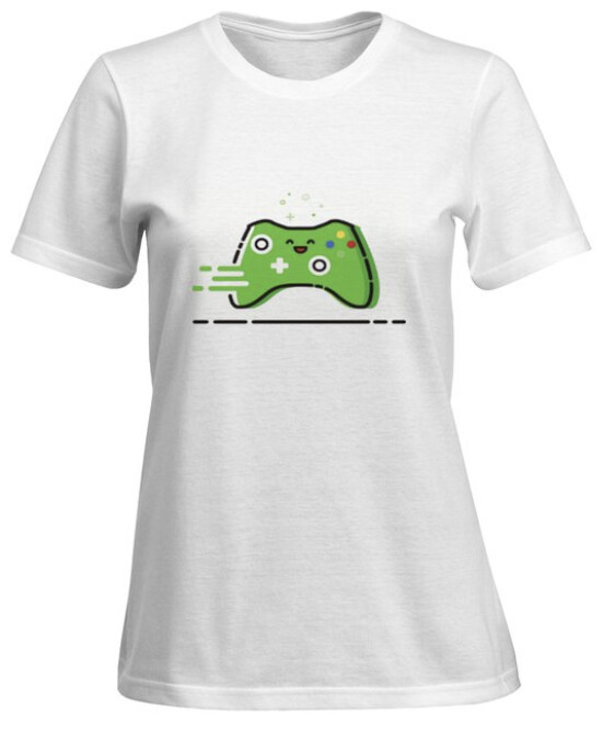 Cartoon controller female t-shirt
