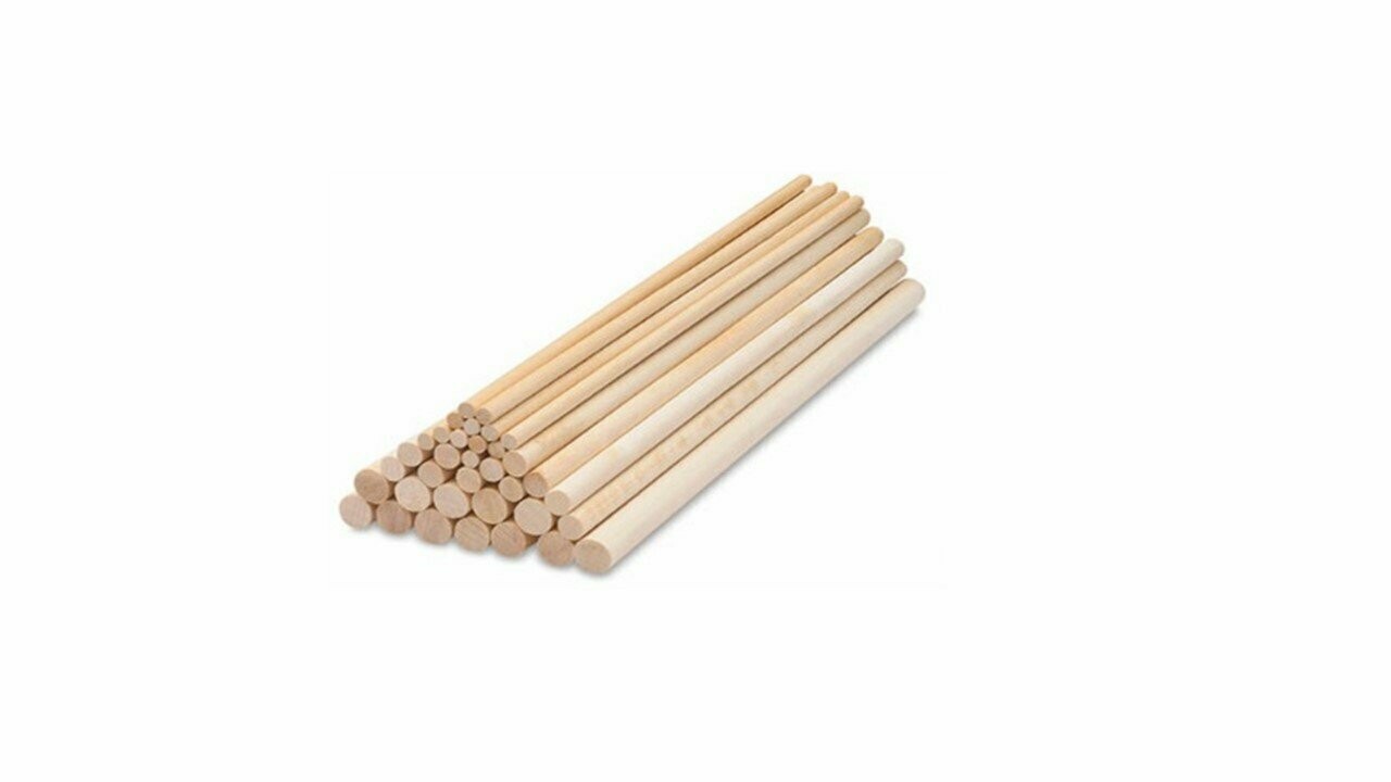 PALOS DE MADERA LISOS