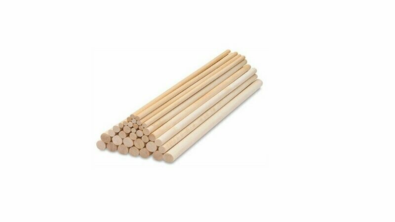 PALOS DE MADERA LISOS