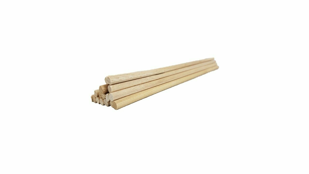 PALOS DE MADERA ESTRIADOS