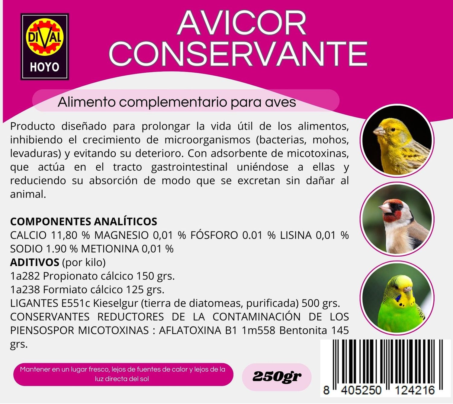AVICOR CONSERVANTE AVICOR CONSERVANTE
