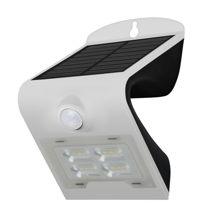 Wall light 02 Vit LED Solar sensor