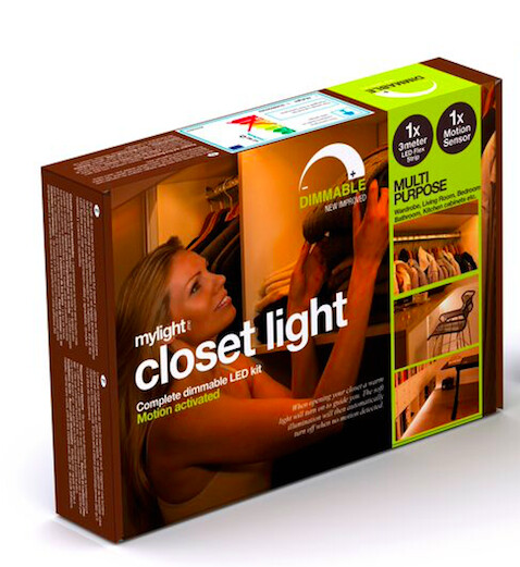 Closet light 1 x 3 m med 1 rörelsesensor