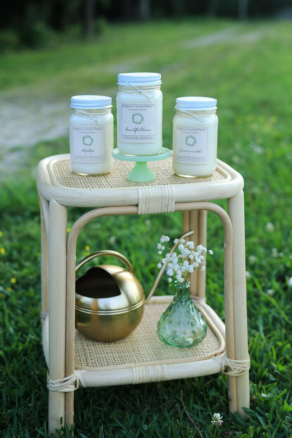 Farmhouse Collection Bundle of 6 Soy Wax Candles - Shipping Included