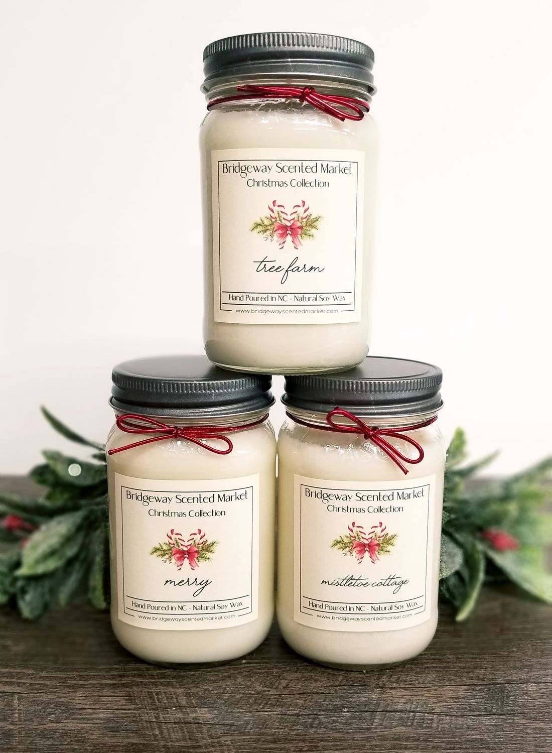 Bundle of 6 Christmas Candles - Shipping Included Bundle of 6 Christmas Candles - Shipping Included