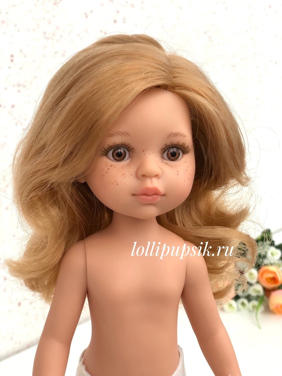 Кукла Даша с волосами по пояс без одежды (Паола Рейна), 34 см