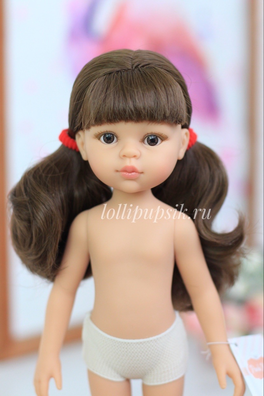 Кукла Кэрол с челкой без одежды (Паола Рейна), 34 см