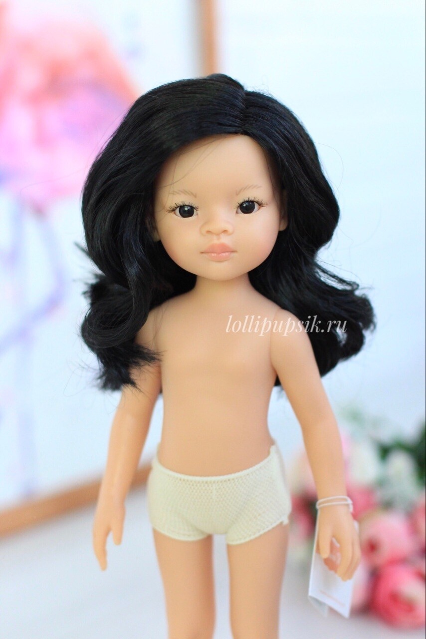 Кукла Лиу с волосами по пояс без одежды Паола Рейна, 34 см