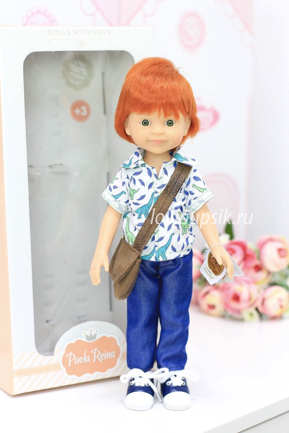 Кукла Крис рыжий мальчик, Паола Рейна (в фабричном наряде), 34 см, коллекция 2020