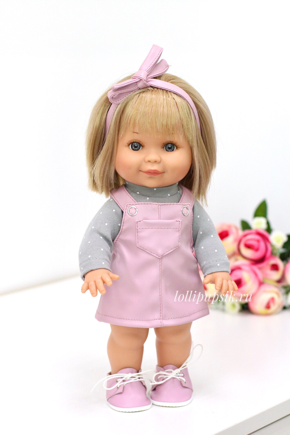 Кукла Бетти с ароматом карамели, 30 см (в сарафане из экокожи) Lamagik Magic Baby Кукла Бетти с ароматом карамели, 30 см (в сарафане из экокожи) Lamagik Magic Baby