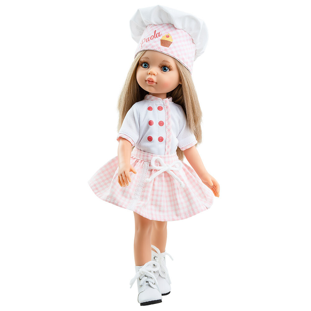 Кукла Карла - кондитер, Paola Reina Паола Рейна (в фабричном наряде), 34 см