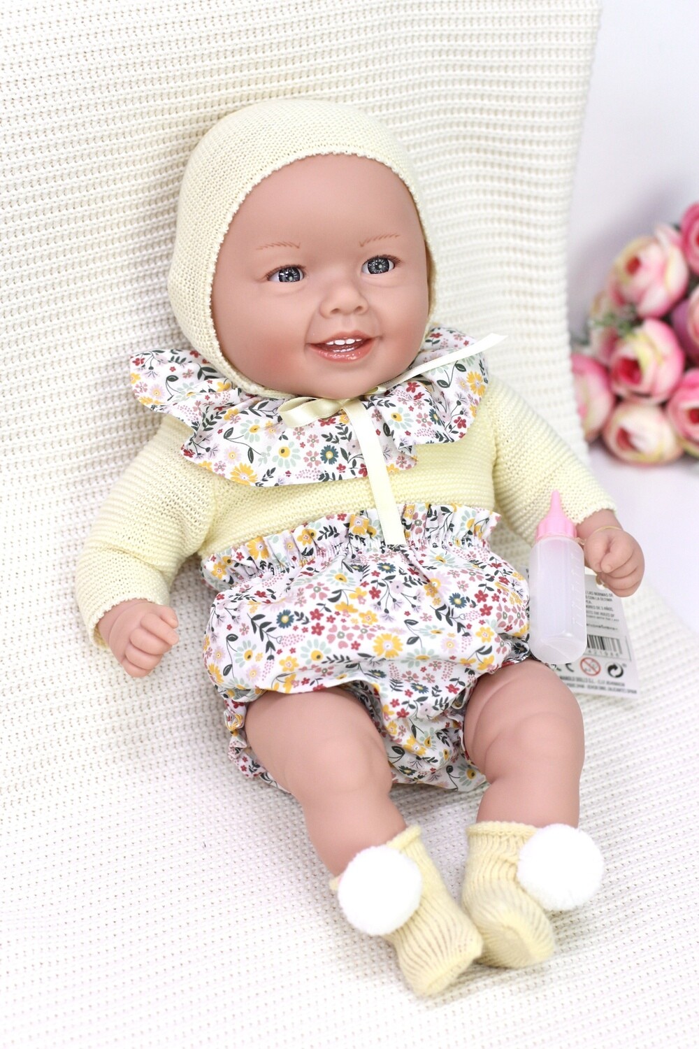 Кукла мягконабивная Диана-малышка, Manolo Dolls, 40 см. Упаковка пакет