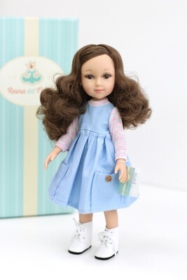 Кукла Марго с карими глазами, Reina del Norte (в фабричном наряде), 34 см