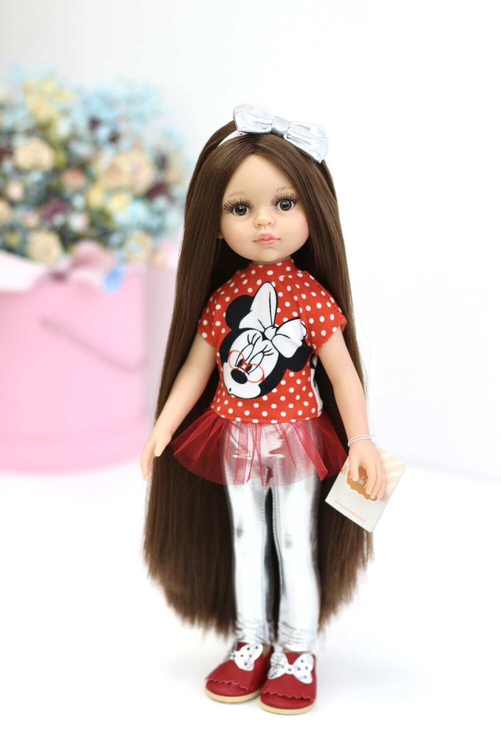 Кукла Кэрол Рапунцель с длинными волосами в наряде 