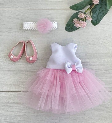 Наряд (розовый) для куклы Paola Reina 32-34 см