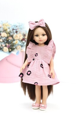 Кукла Кэрол Рапунцель с длинными волосами в модной одежде (Паола Рейна) (пижама в комплекте), 34 см