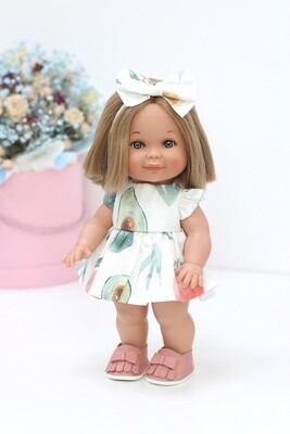 Кукла Бетти с ароматом карамели с короткой стрижкой, в платье 