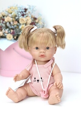 Кукла Джой, полностью виниловая, Nines d'Onil, 37 см. Упаковка фирменный рюкзачок