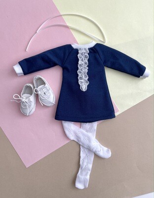 Модный школьный комплект для куклы Paola Reina 32-34 см