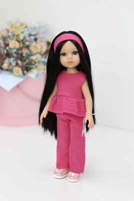 Кукла Карина с волосами до колен с карими глазами, Паола Рейна , 34 см