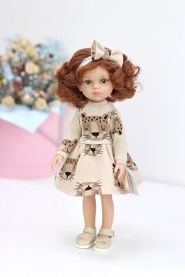 Кукла Кристи с буклями в красивом платье 