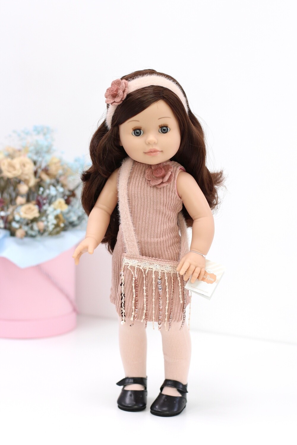 Кукла Эмили с закрывающимися глазками, Paola Reina, 42 см. Фирменная коробка