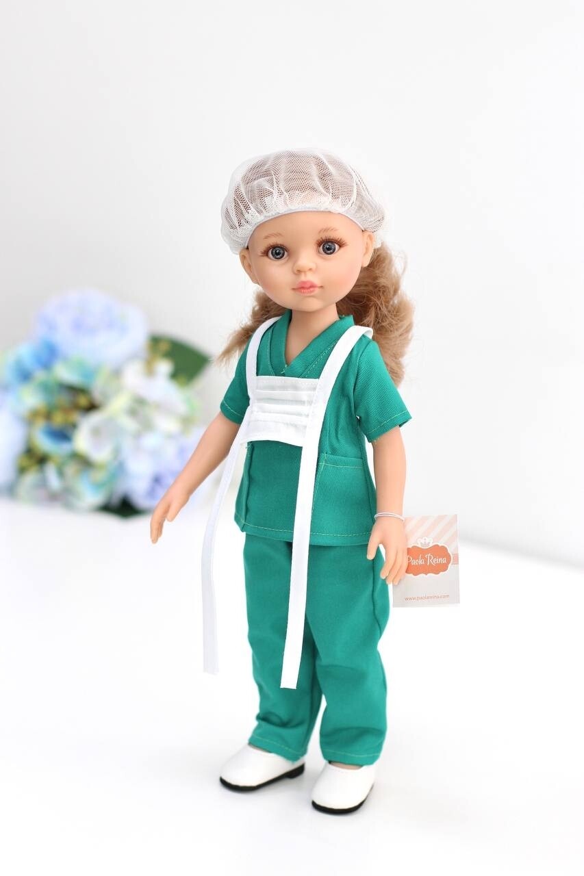 Кукла Карла медсестра, Paola Reina Паола Рейна (в фабричном наряде), 34 см
