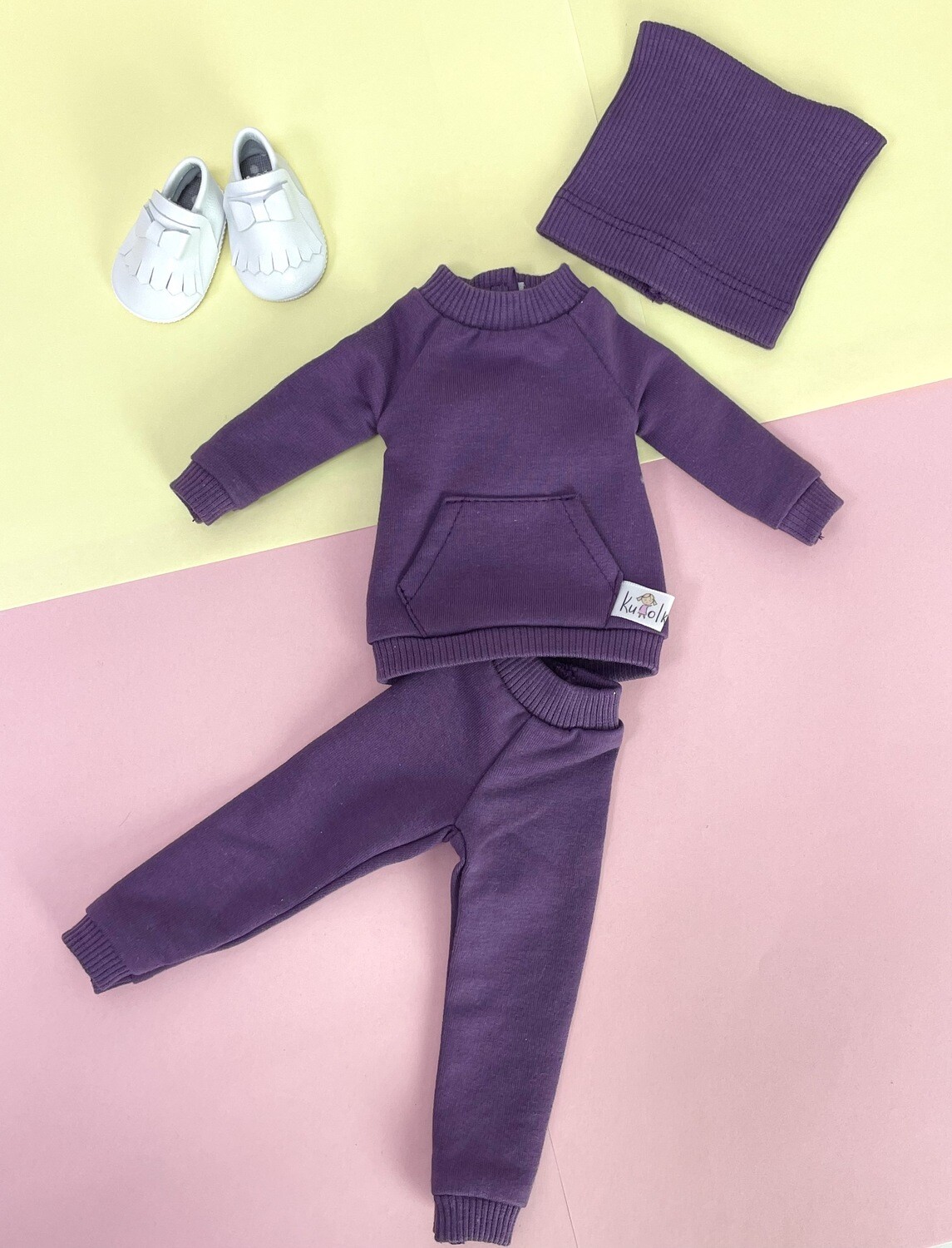 Комплект фиолетовый для куклы Paola Reina 32-34 см