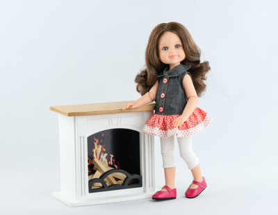 Кукла Салю (шарнирная) Паола Рейна (в фабричном наряде), 34 см