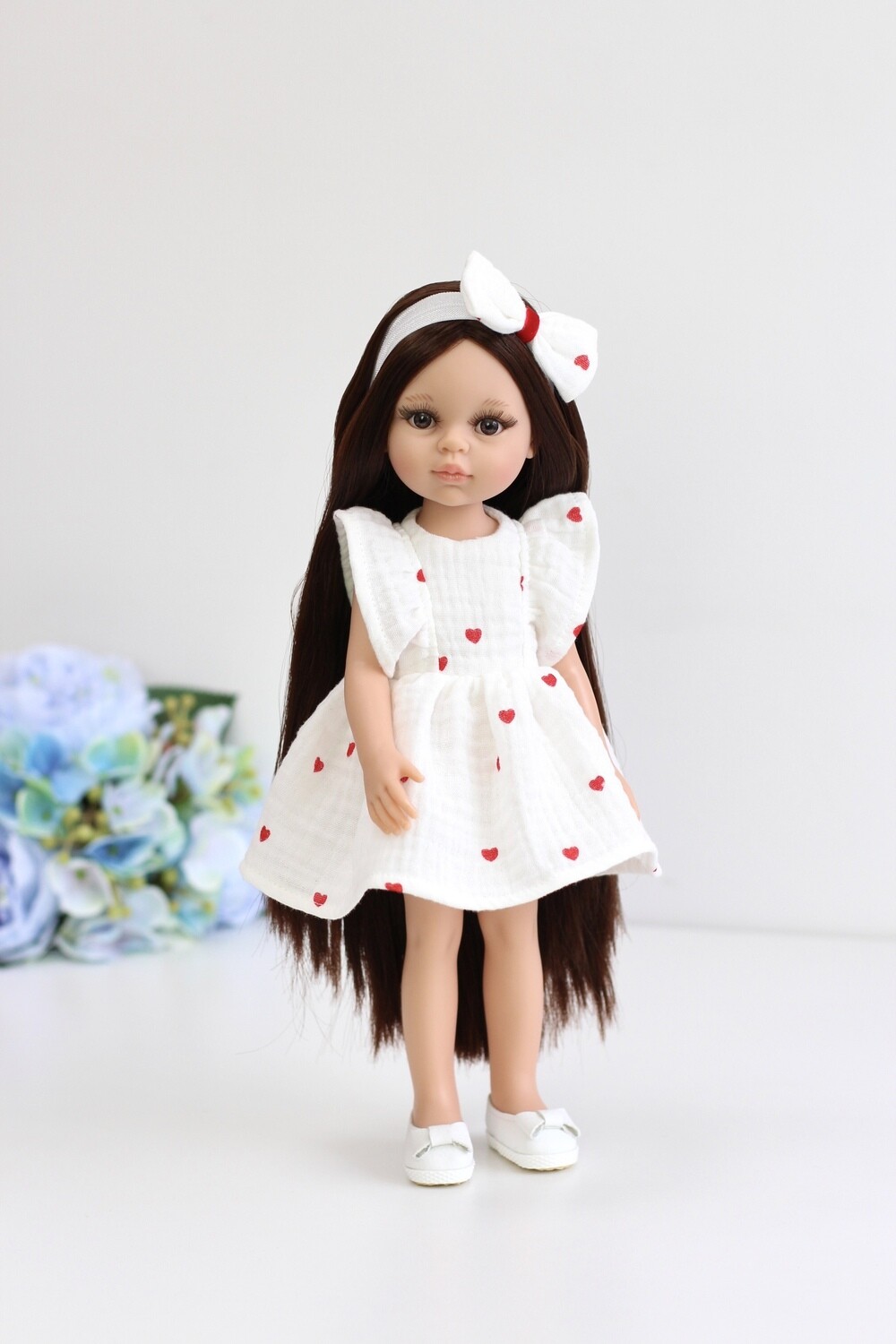 Кукла Кэрол Рапунцель в муслиновом платье 