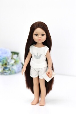 Кукла Кэрол Рапунцель с длинными волосами без одежды в комлекте с пижамой  (Паола Рейна), 34 см