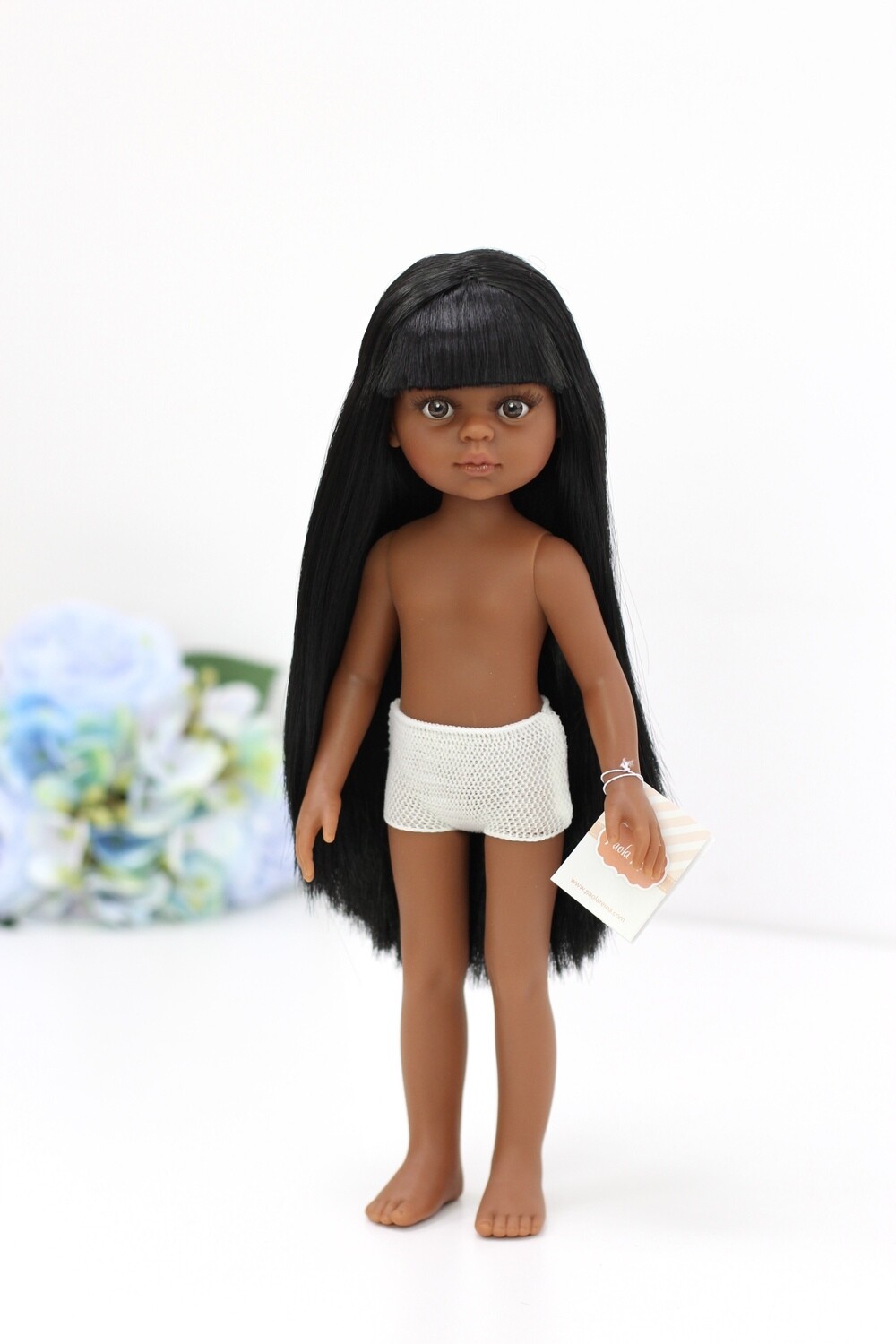 Кукла Нора европейка без одежды, Paola Reina, 34 см