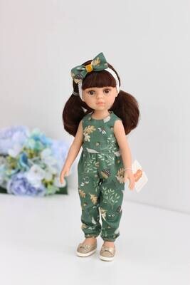 Кукла Кэрол с чёлкой в комбинезоне Паола Рейна (пижама в комплекте), 34 см