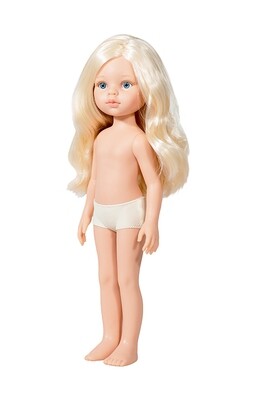 Кукла Клаудия с серыми глазами и волосами по пояс (Паола Рейна), 34 см
