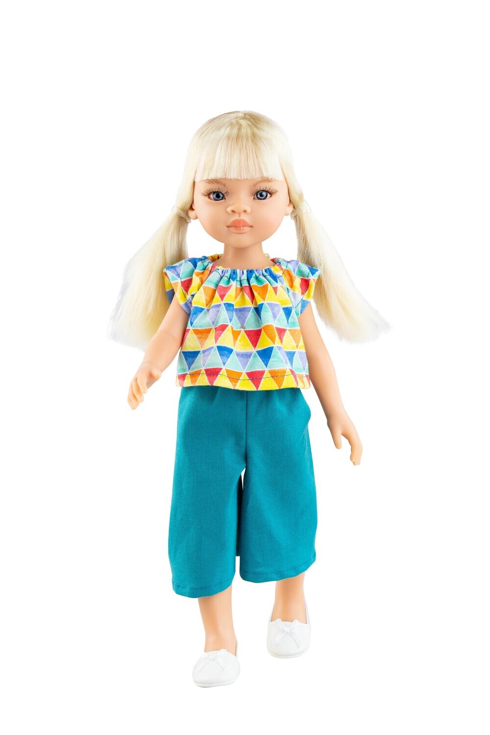 Кукла Вирхи с чёлкой, Paola Reina Паола Рейна (в фабричном наряде), 34 см
