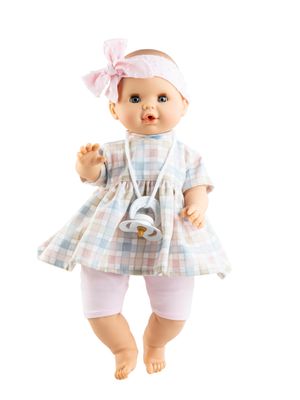 Кукла мягконабивная Соня с закрывающимися глазками, со звуковым механизмом, Paola Reina, 36 см.